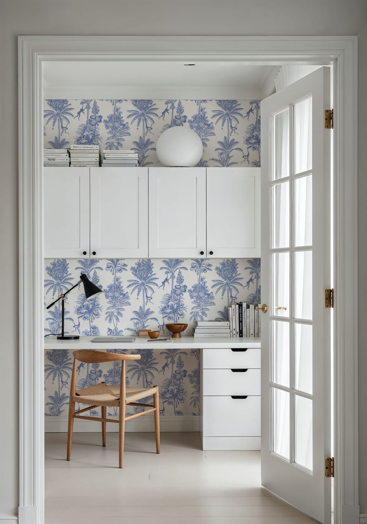Jungle Toile Mural Wallpaper - room preview 04