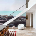Pebble Beach Painting Mural Wallpaper - room preview 04