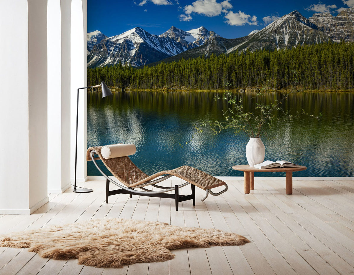 Lake Louise Mural Wallpaper - room preview 04