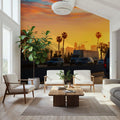 LA Sunset Mural Wallpaper - room preview 04