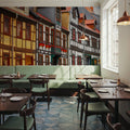 Timberframe Village Mural Wallpaper - room preview 04