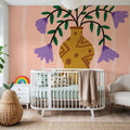 Still Blooms IV Mural Wallpaper - room preview 04