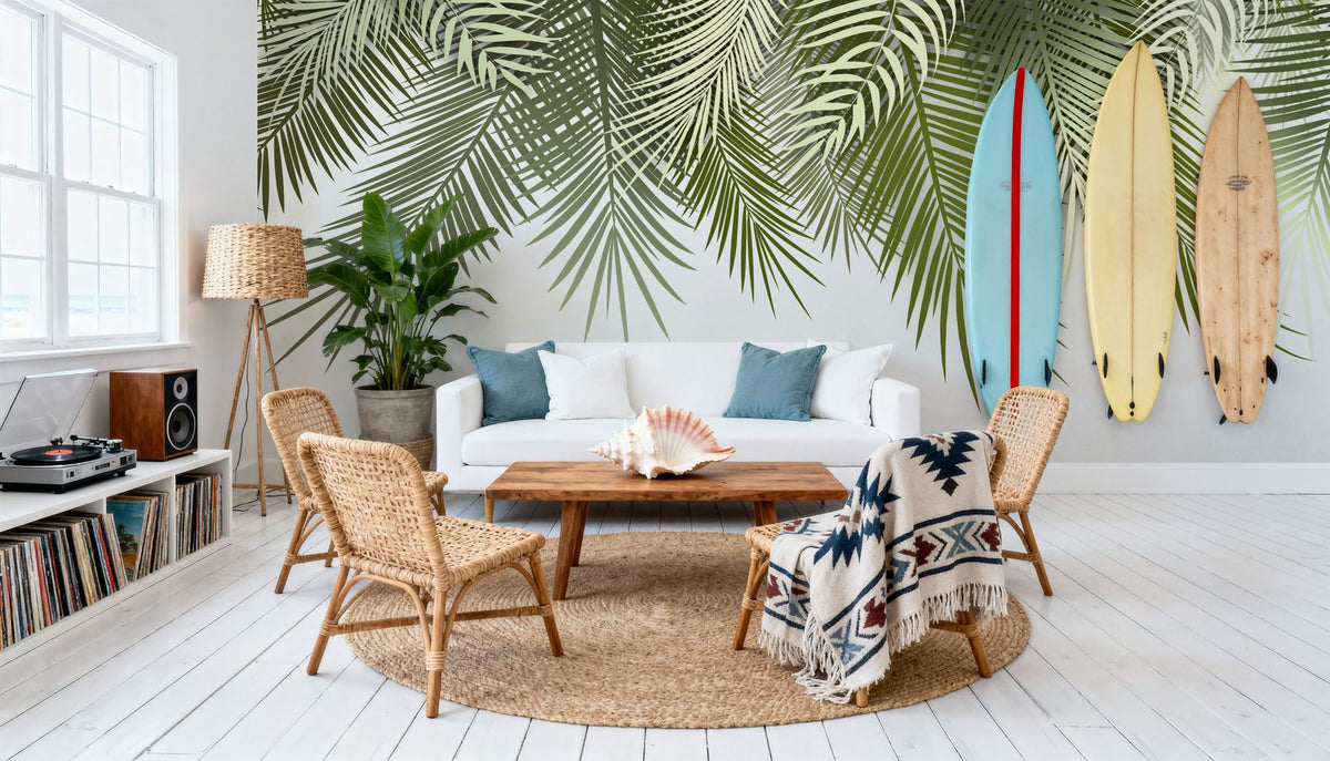 Home Grown Palms Mural Wallpaper - room preview 04