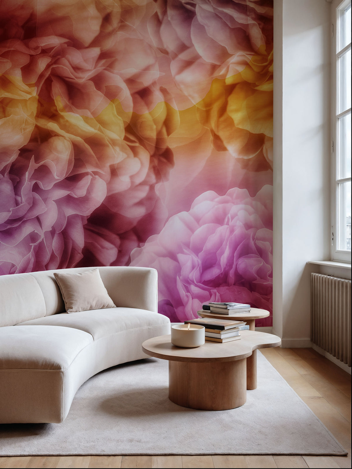 Peony Dreams Mural Wallpaper - room preview 04
