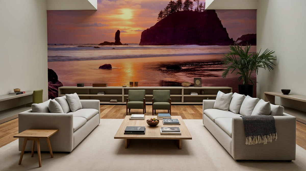 Second Beach Mural Wallpaper - room preview 04