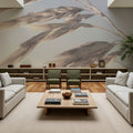 Windy Wheat Fields II Light Mural Wallpaper - room preview 04