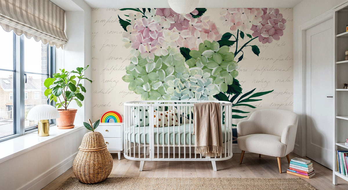 Blooming Books II Mural Wallpaper - room preview 04