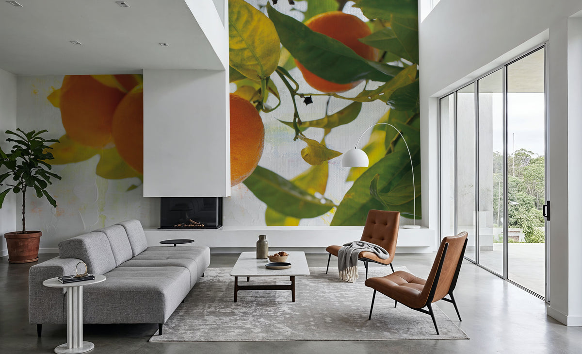 Oranges I Mural Wallpaper - room preview 04