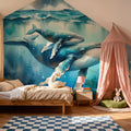 Ocean's Gentle Embrace Mural Wallpaper - room preview 04