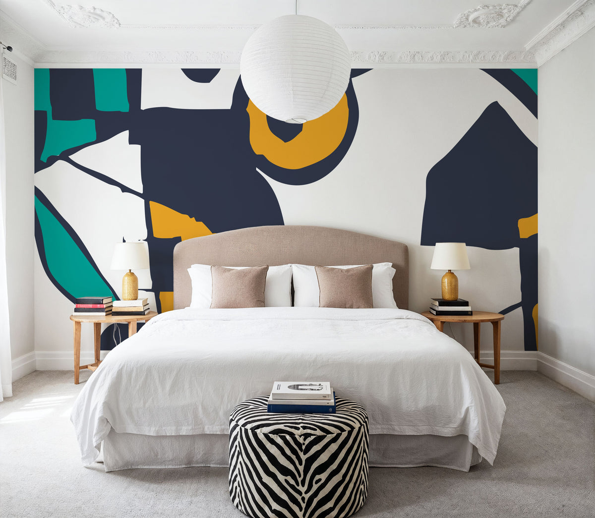 Fish Eyes Mural Wallpaper - room preview 04