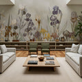 Iris Field Calm Mural Wallpaper - room preview 04