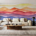 Rainbow Mountains Mural Wallpaper - room preview 04