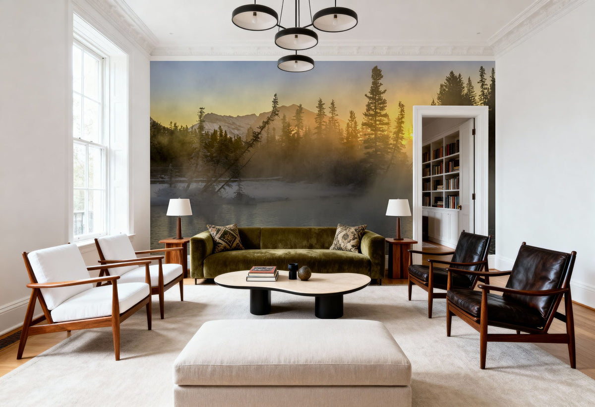 Policemans Creek and Pigeon Mountain Mural Wallpaper - room preview 04