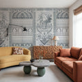 Flower Mountain, Stone Mural Wallpaper - room preview 04