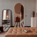 Ocean Waves White Mural Wallpaper - room preview 04