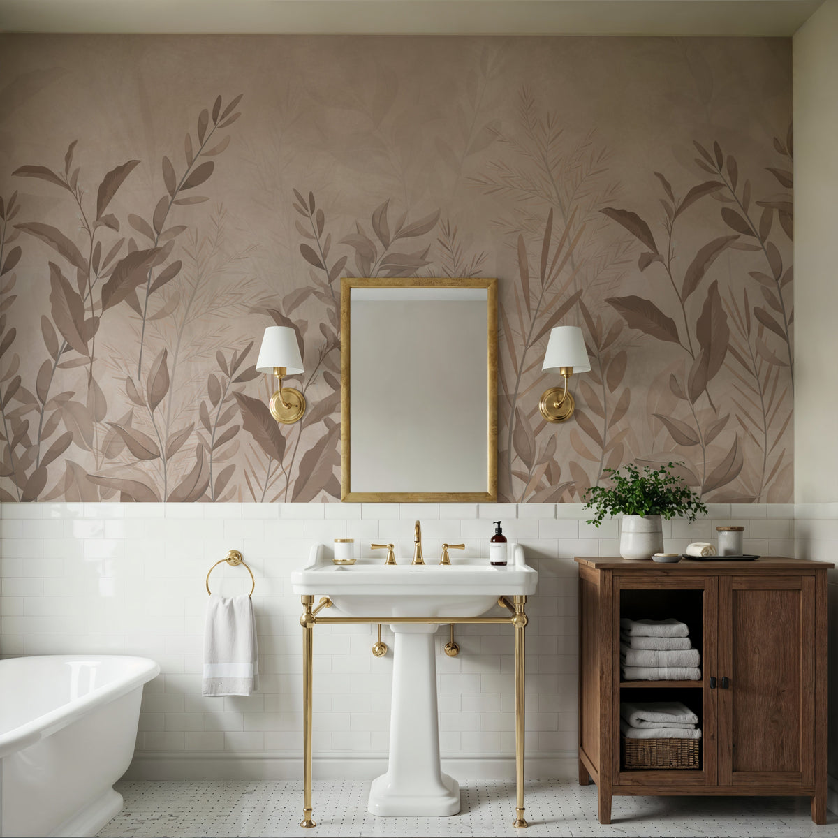 Meadow Grass Mural Wallpaper - room preview 04