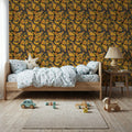 Monarch Movements, Olive Mural Wallpaper - room preview 04