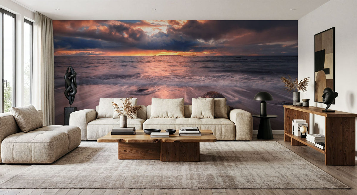 Lofoten Sunset Mural Wallpaper - room preview 04