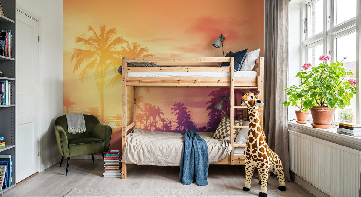 Indio Sunset Mural Wallpaper - room preview 04
