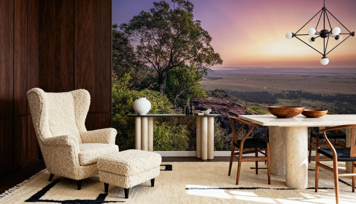 Savannah Sunrise Mural Wallpaper - room preview 04