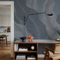 Foliage Flow, Cloudy Sky Mural Wallpaper - room preview 04