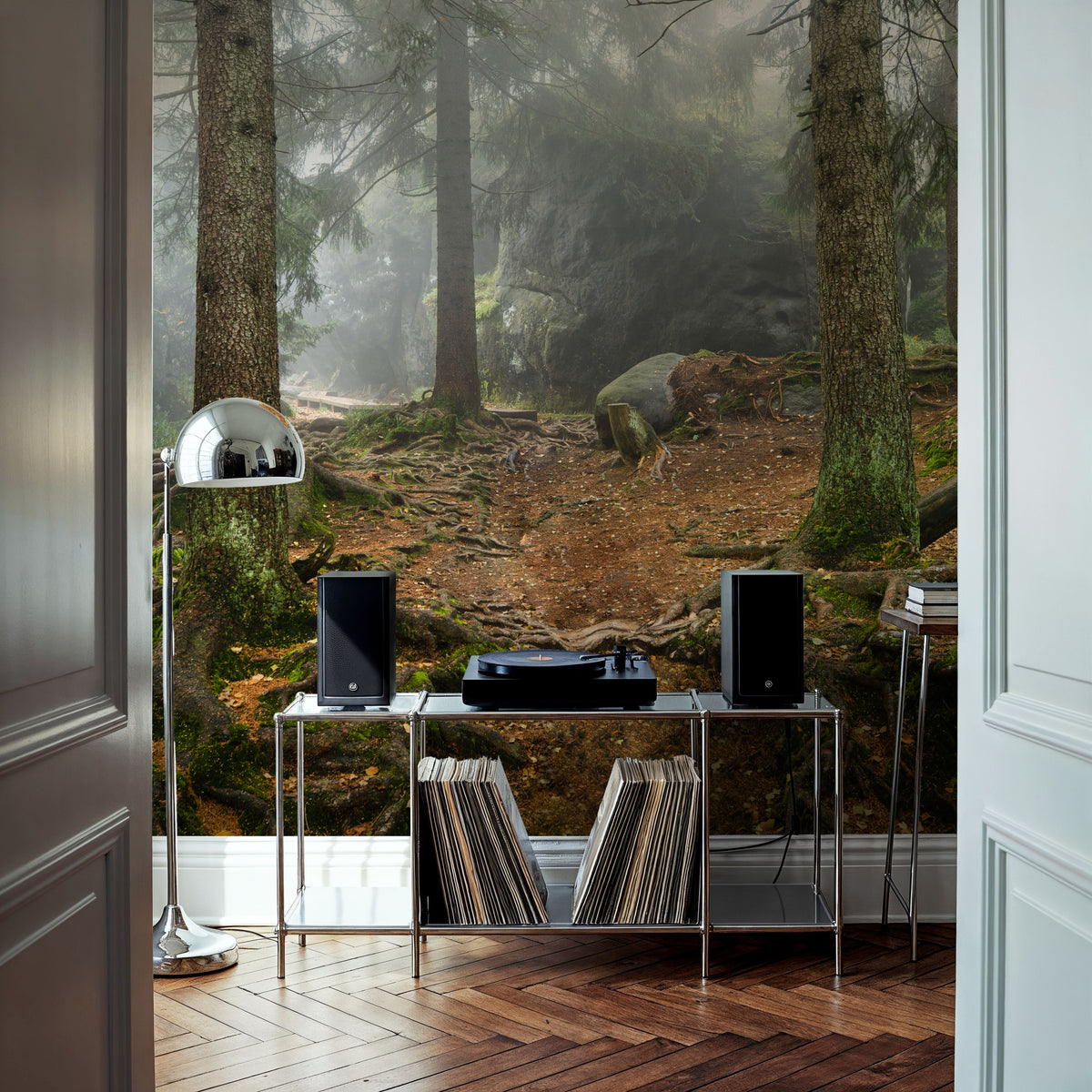 The Bear Trail Mural Wallpaper - room preview 04