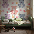 Teddy Bear Time Mural Wallpaper - room preview 04