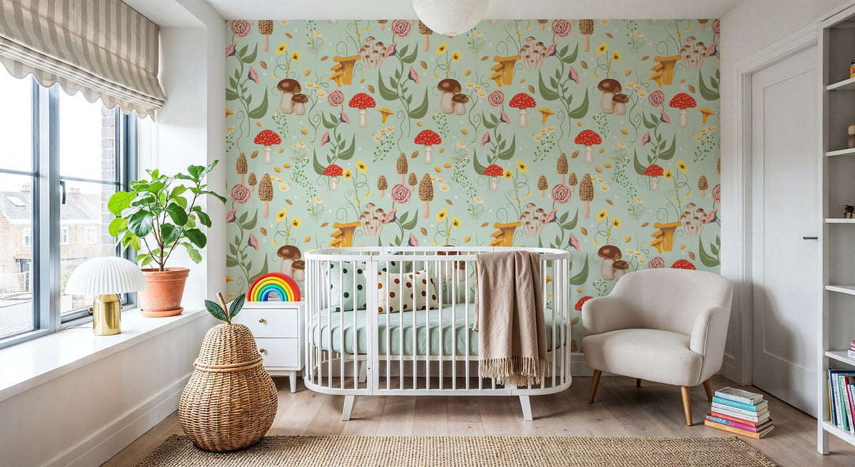 Mushroom Magic, Sky Mural Wallpaper - room preview 04