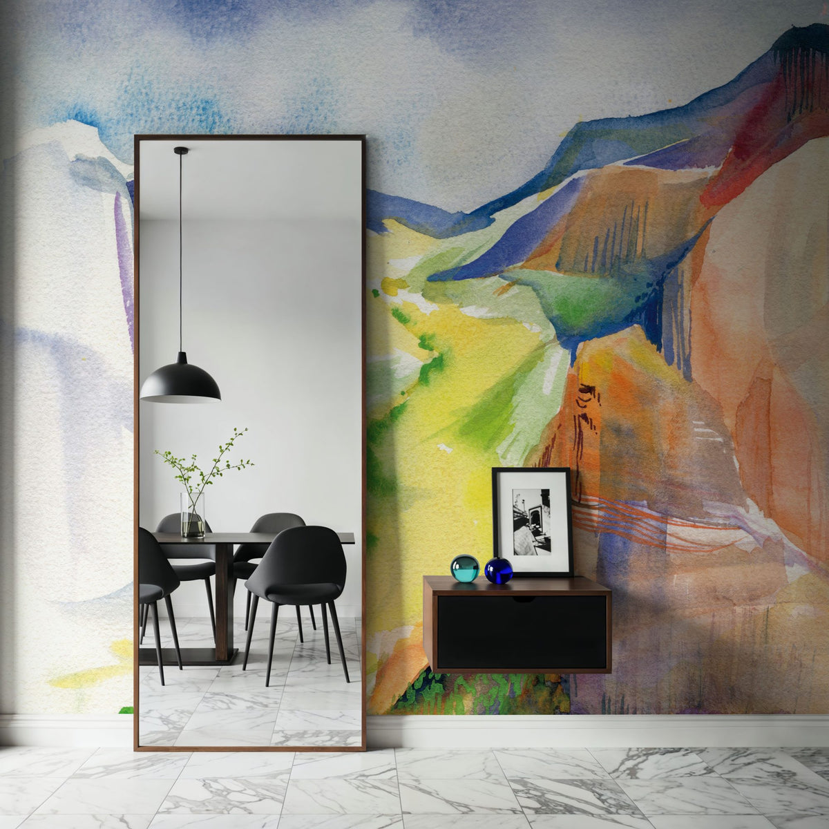 Verdant Valley Mural Wallpaper - room preview 04