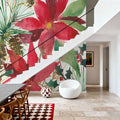December Flowers Mural Wallpaper - room preview 04