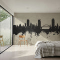 Sunderland England Skyline Concrete Mural Wallpaper - room preview 04