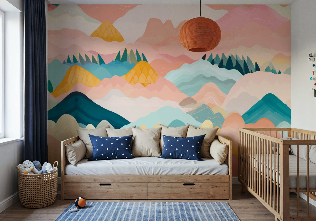 Dragon Mountains Mural Wallpaper - room preview 04