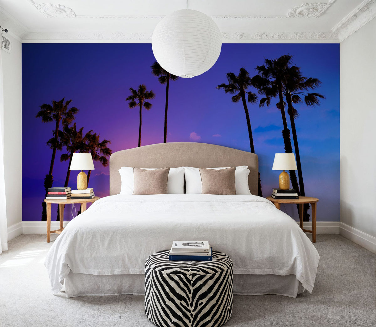 Huntington Beach Sunset Mural Wallpaper - room preview 04