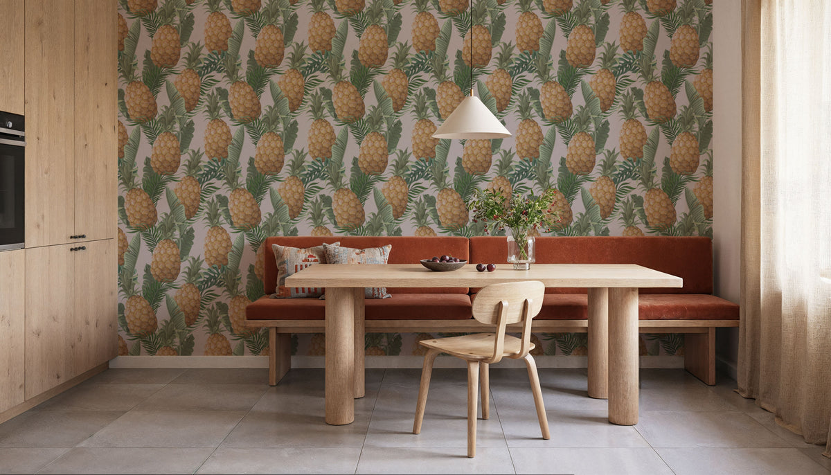 Pineapple Mural Wallpaper - room preview 04