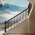 Geo Mountain Mural Wallpaper - room preview 04