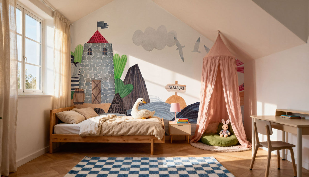 Pirate Island Mural Wallpaper - room preview 04