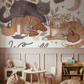 Pumpkins and Paws III Mural Wallpaper - room preview 04