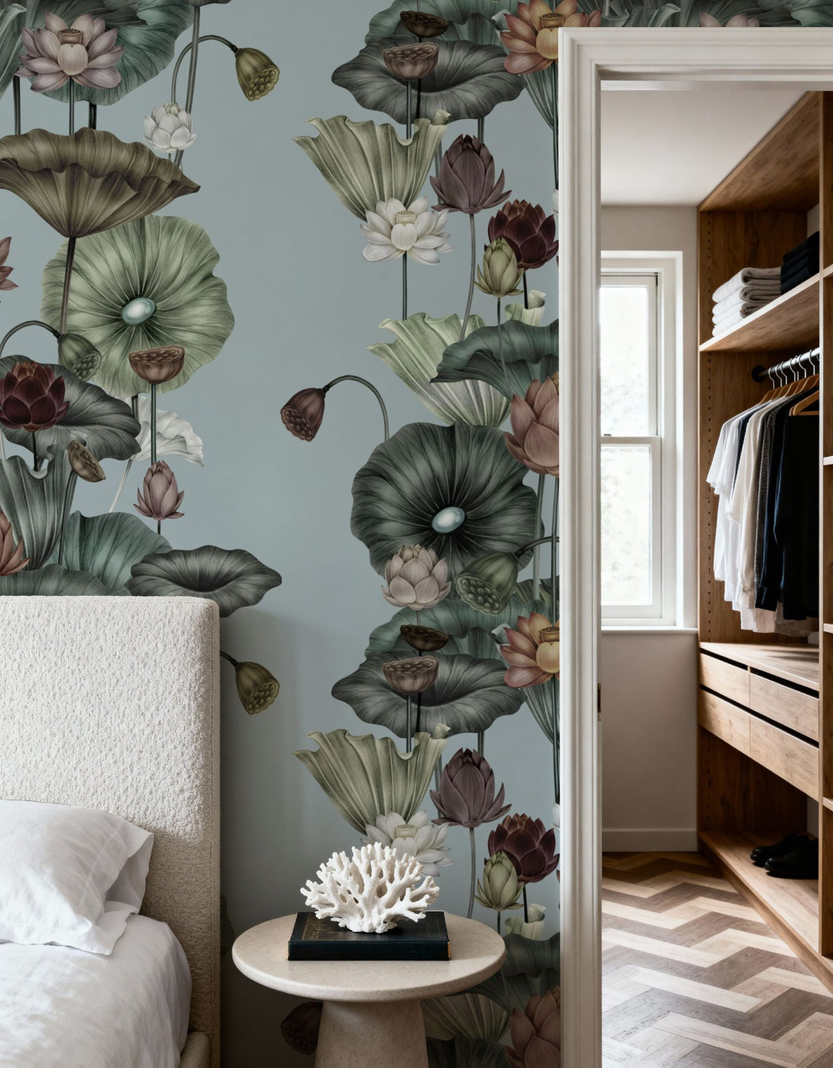 Magical Lotus, Sky Mural Wallpaper - room preview 04