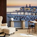 Sellin Pier Sunset Mural Wallpaper - room preview 04
