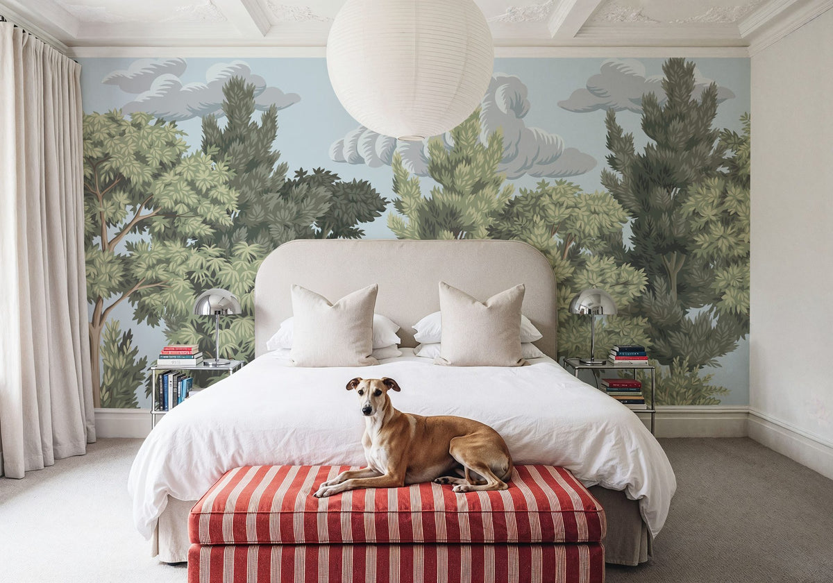 Incoming Cloudy Weather Mural Wallpaper - room preview 04