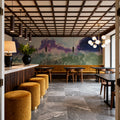 Impressionsitic Meadow Mural Wallpaper - room preview 04