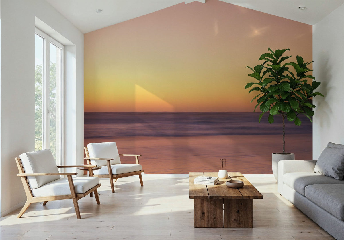 Sunset Serenity Mural Wallpaper - room preview 04
