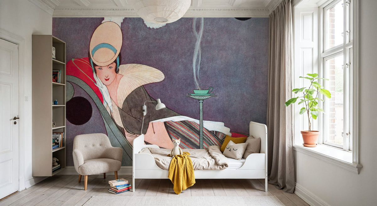 Vintage Fashion Cover IV Mural Wallpaper - room preview 04