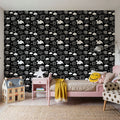 Sky Is the Limit Black Mural Wallpaper - room preview 04