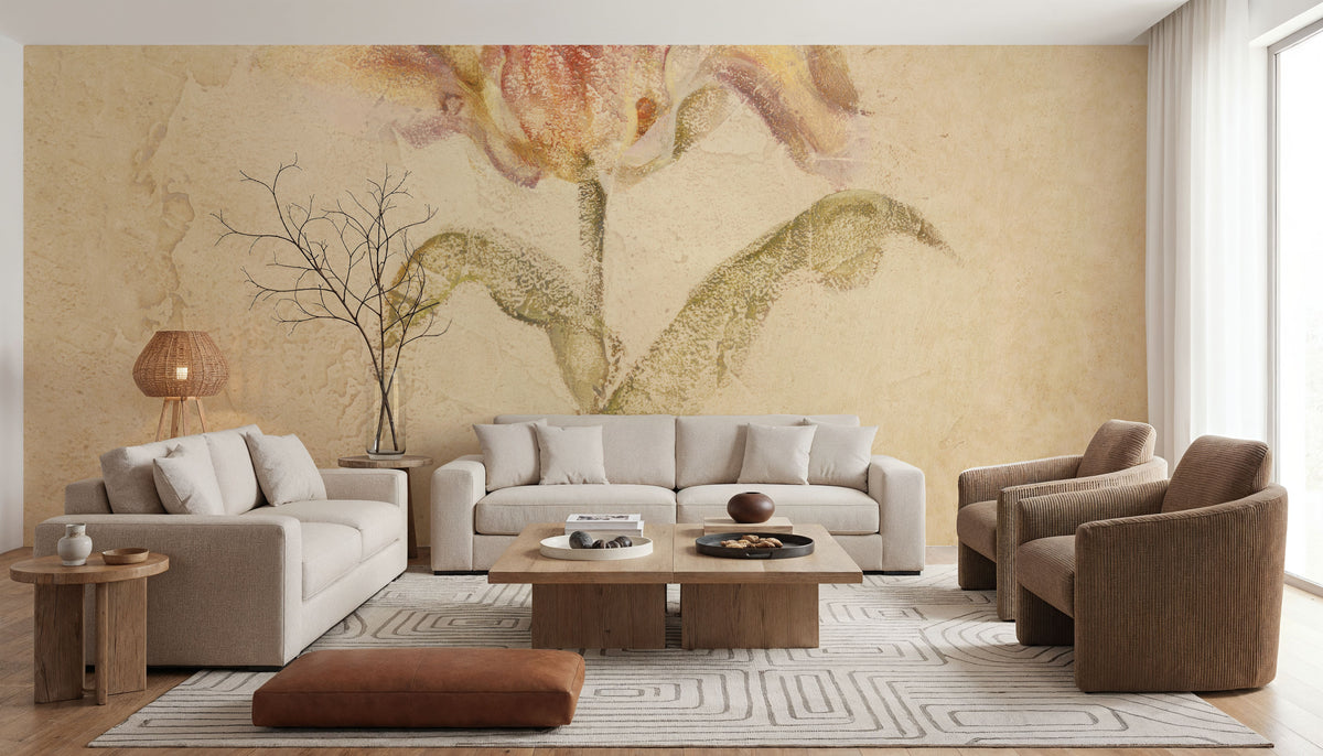 Zoomer Schon Tulip Mural Wallpaper - room preview 04