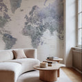 World Map Cities - Norberto Mural Wallpaper - room preview 04