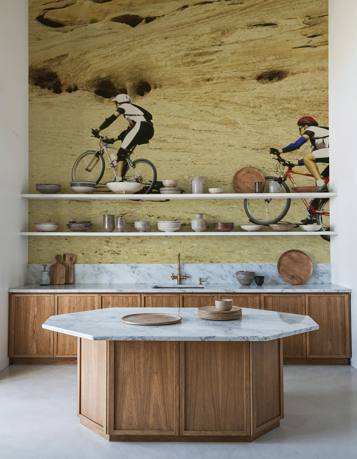 Sandstone Expedition Mural Wallpaper - room preview 04