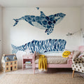 Whales Mural Wallpaper - room preview 04