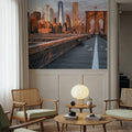 Brooklyn Bridge At Sunrise Mural Wallpaper - room preview 04
