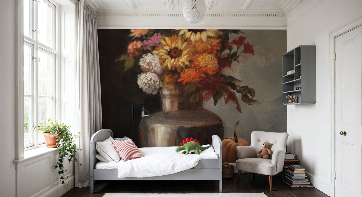 Echoes of Autumn Mural Wallpaper - room preview 04